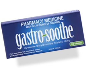 Gastro-Soothe® for relief of stomach ache and pain due to cramps or spasm.