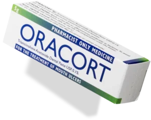 Oracort® Dental Paste is for the treatment of mouth ulcers.